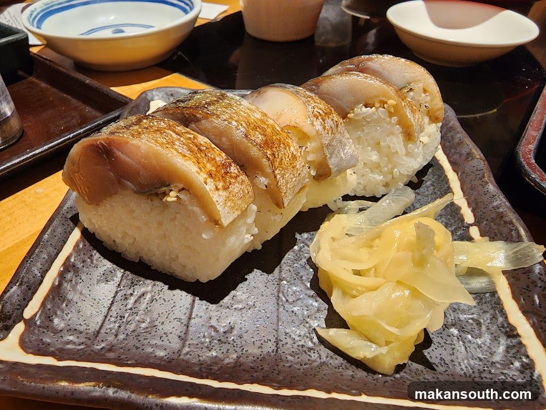 Saba Nigiri Sushi