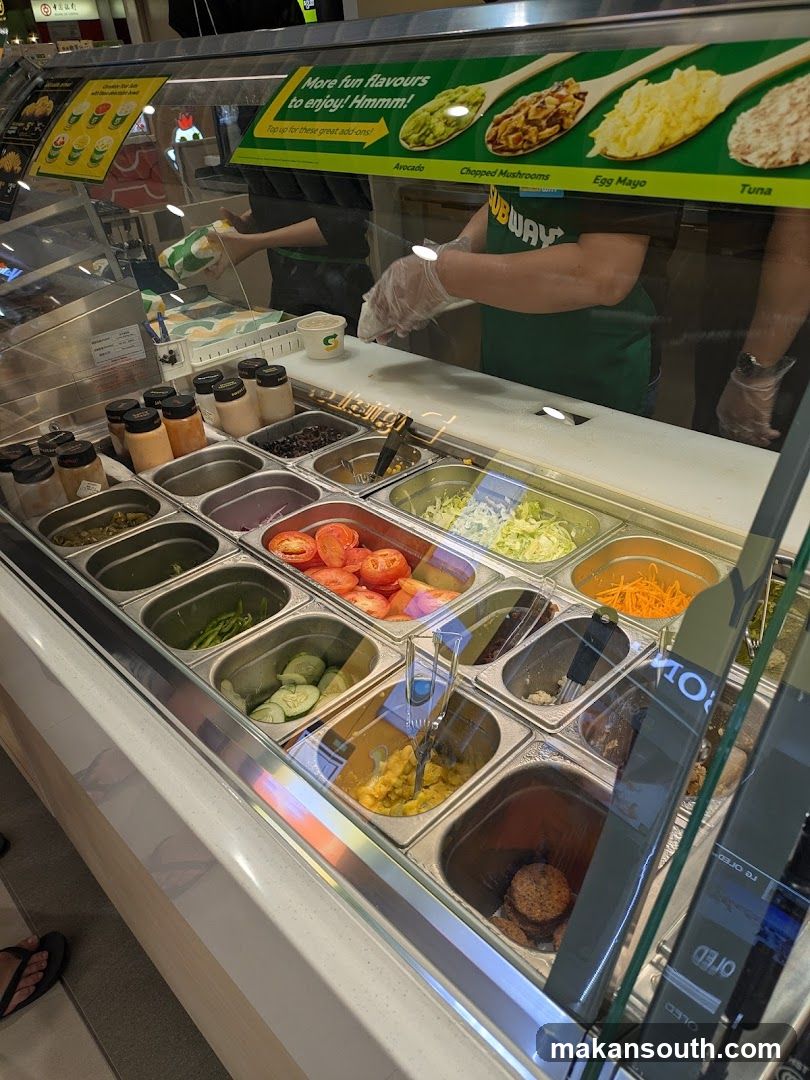 Sandwich Ingredients Display