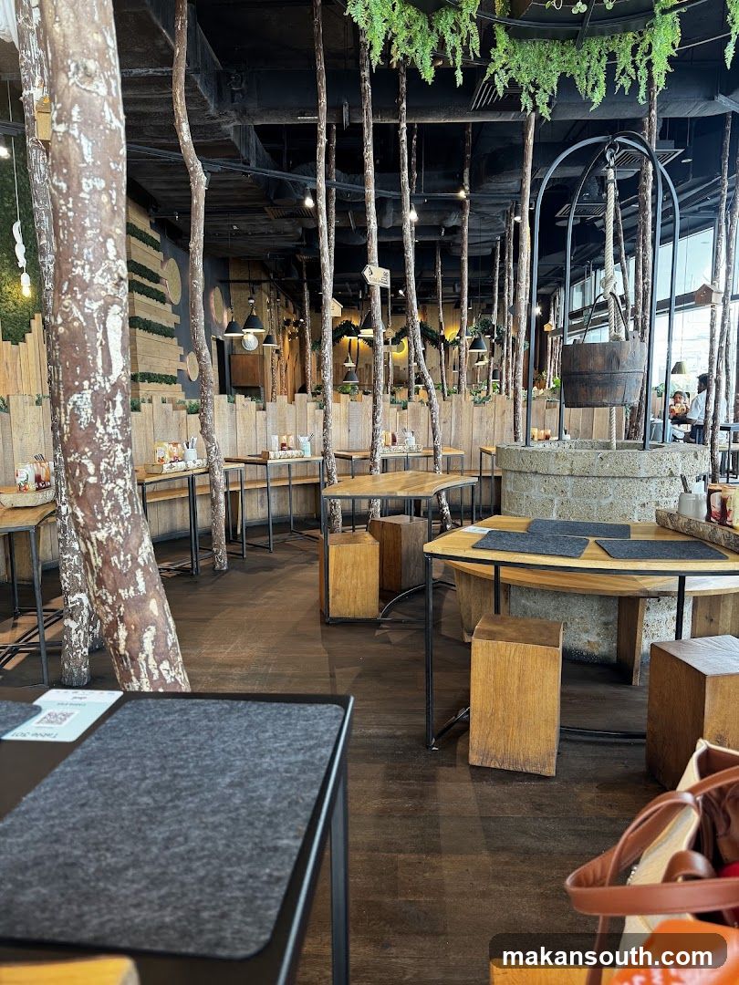 Restaurant Interior with Natural Decor