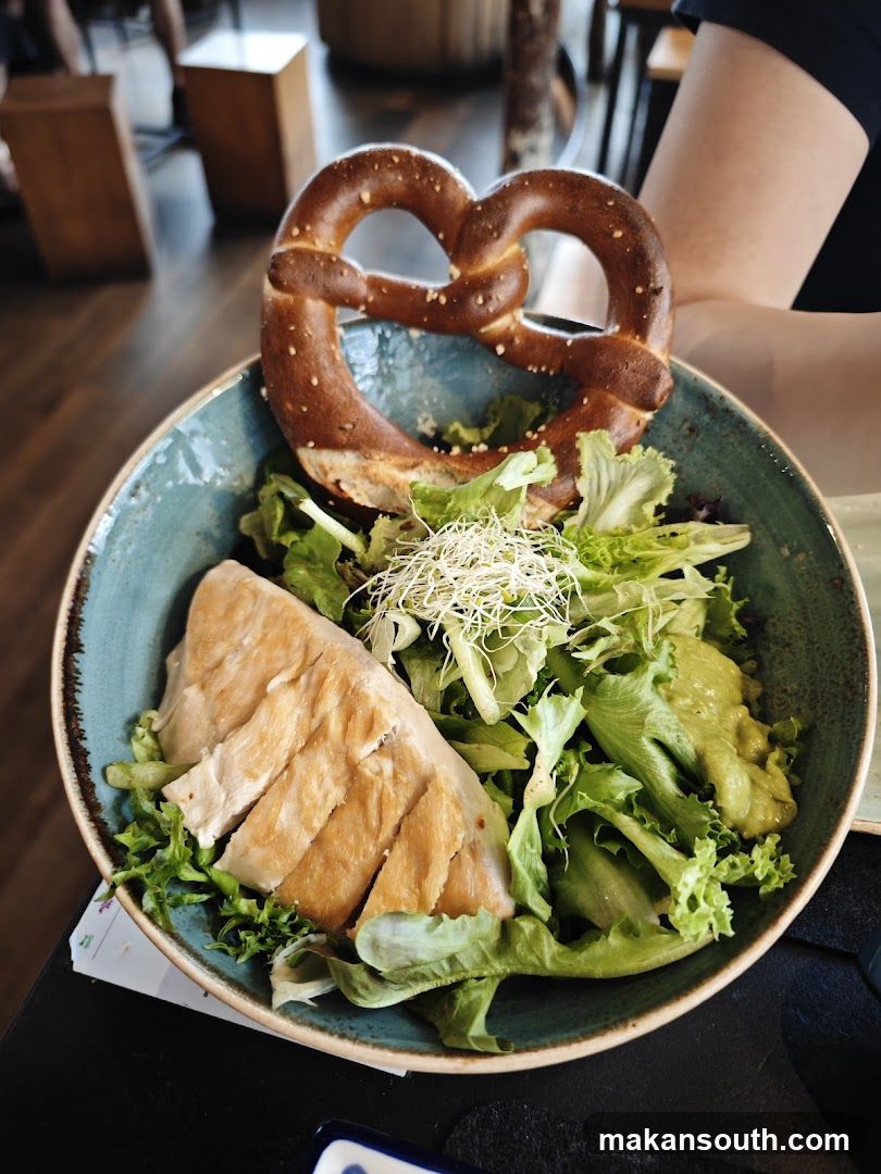 Chicken Salad with Pretzel