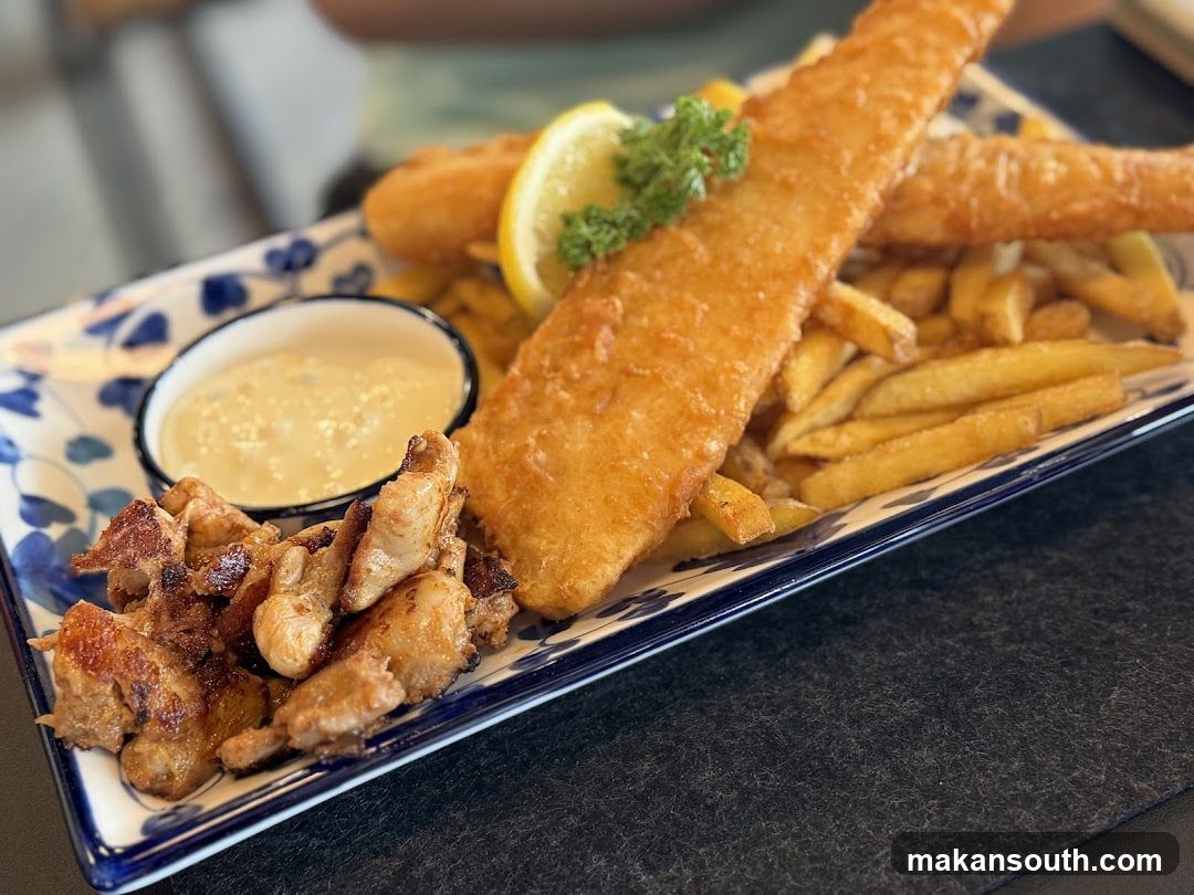 Fish and Chips with Chicken Bites