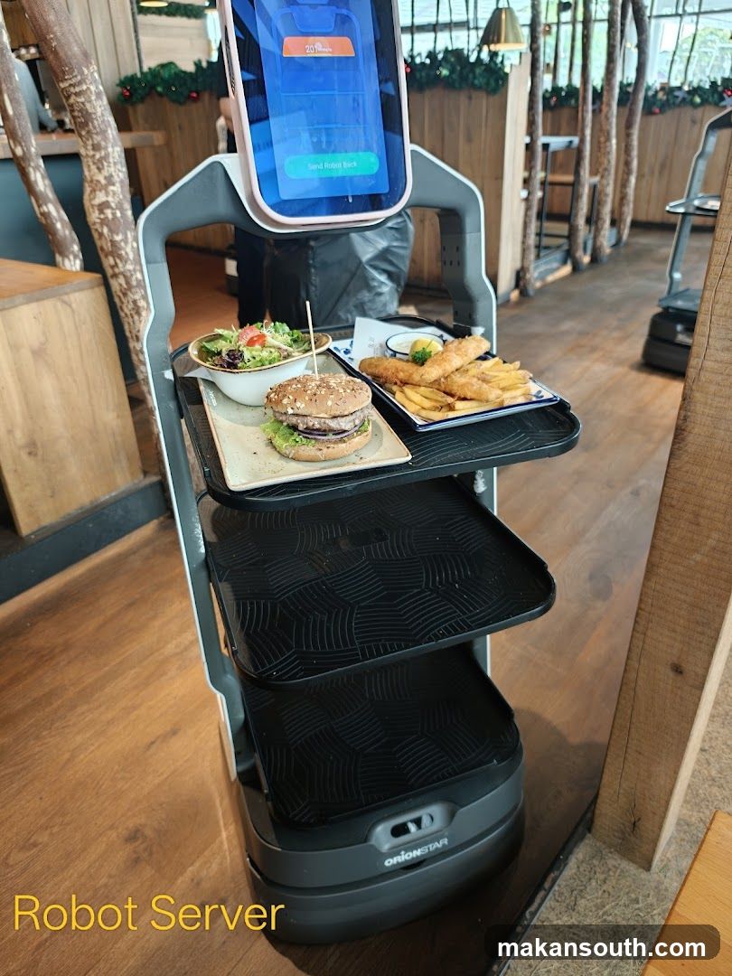 Robot Server with Food