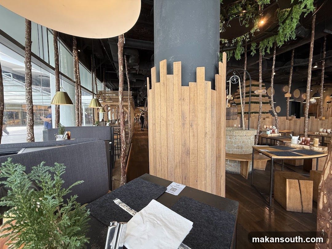 Restaurant Interior with Natural Decor
