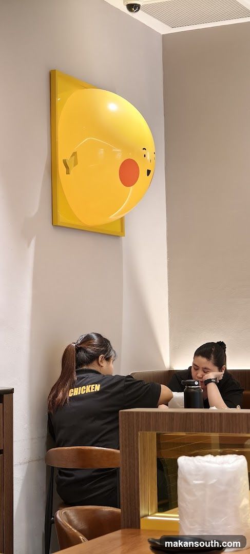 Restaurant Interior with Decorative Art