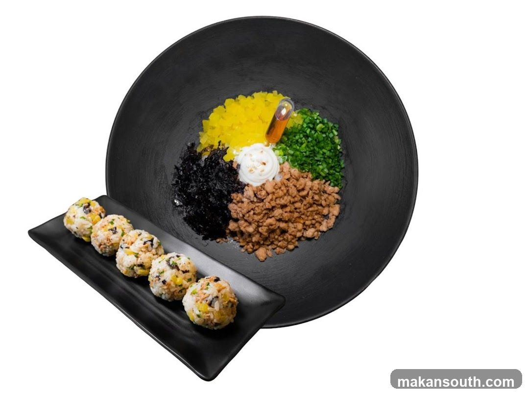 Deconstructed Bibimbap with Rice Balls