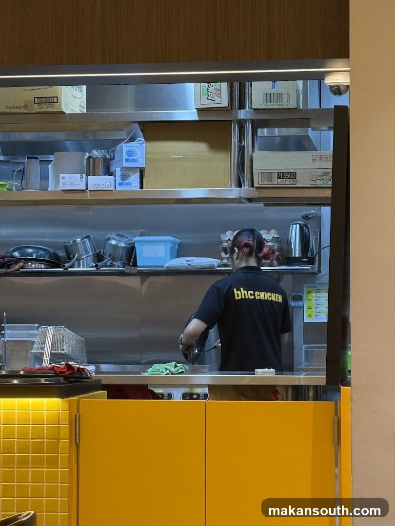 Kitchen Staff Preparing Food