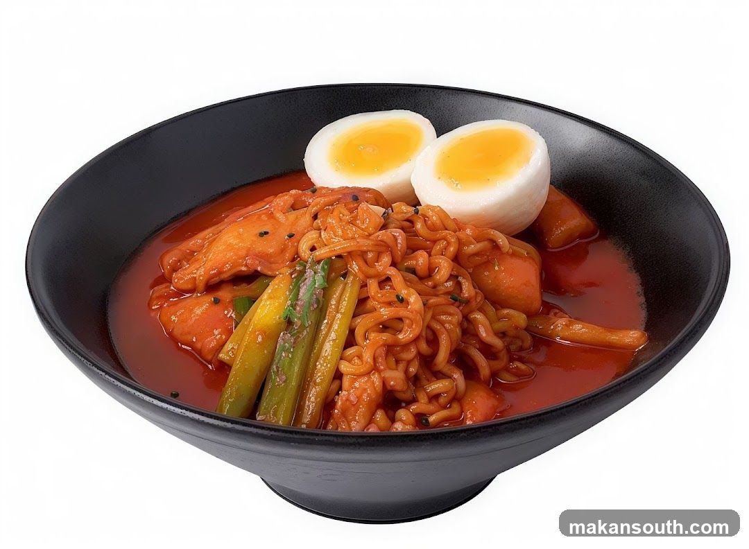 Spicy Noodle Dish with Egg