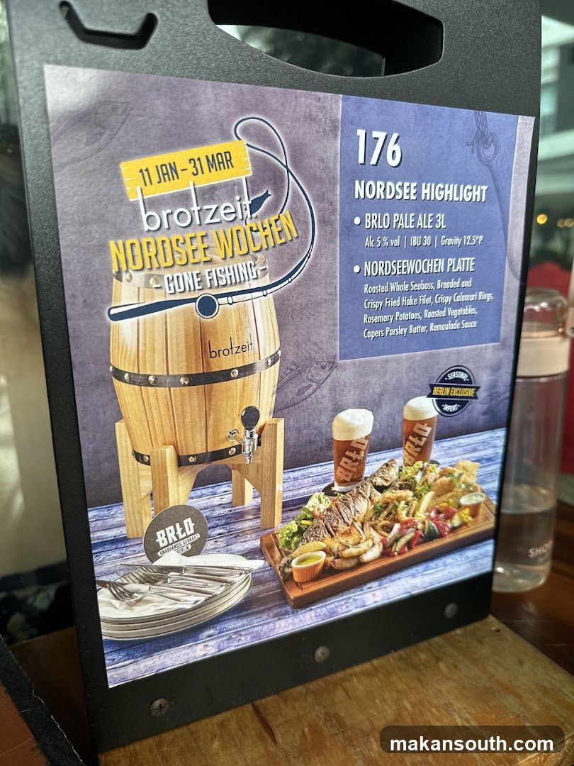 Nordsee Highlight Menu