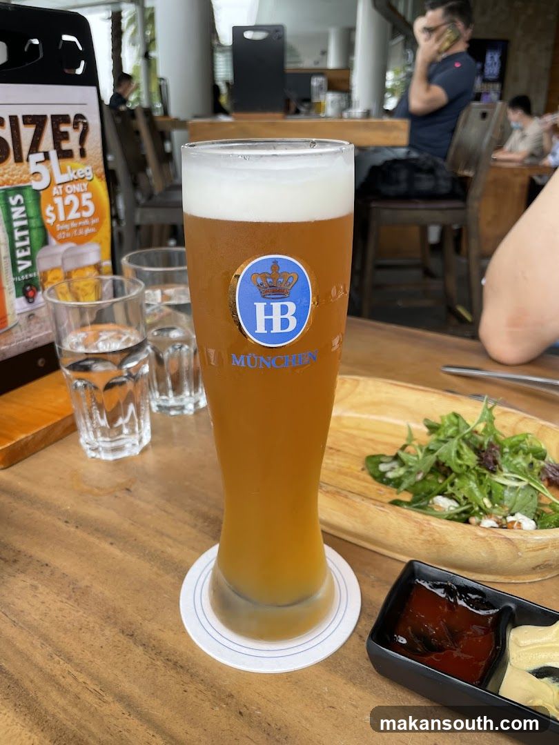 Beer and Salad