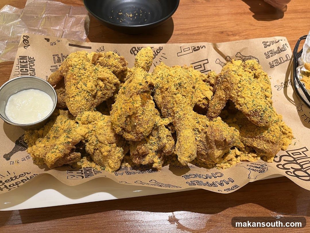 Fried Chicken with Cheese Powder