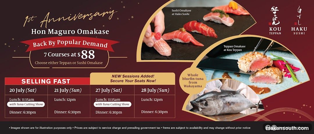 1st Anniversary Hon Maguro Omakase