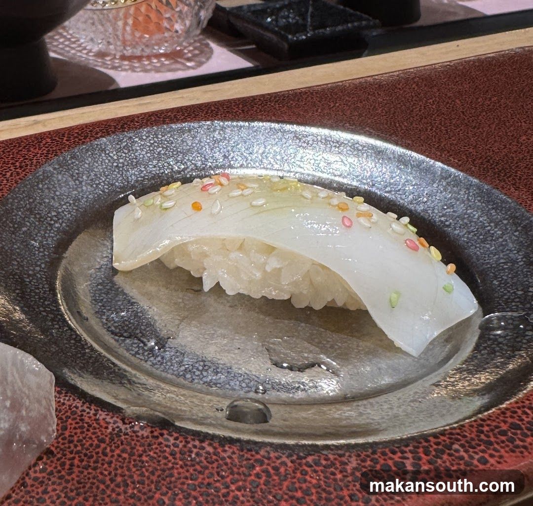 Squid Nigiri Sushi