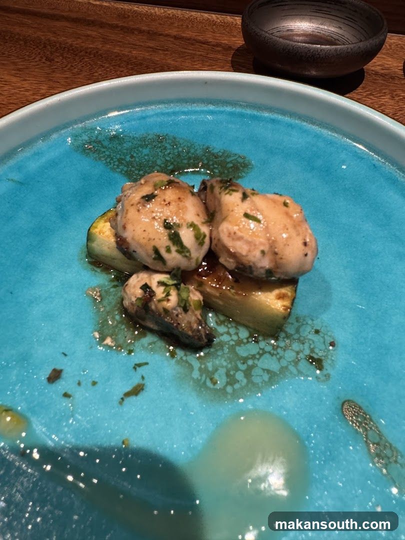 Scallops and Mussels with Zucchini