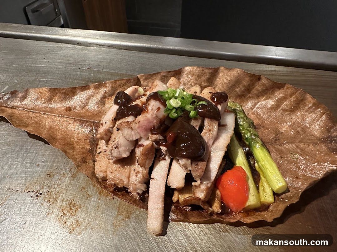 Pork Dish with Asparagus