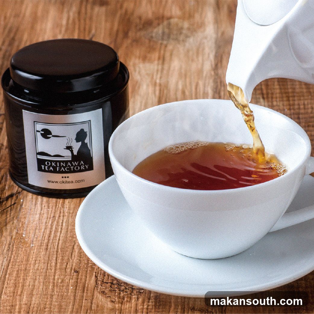Okinawa Tea Factory Tea Pour