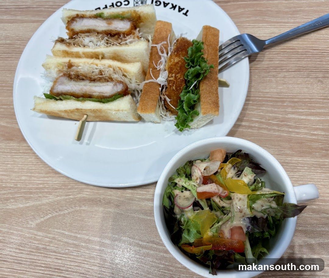 Sandwich and Salad