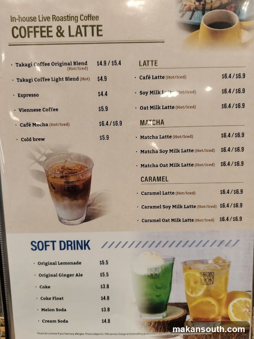 COFFEE & LATTE MENU