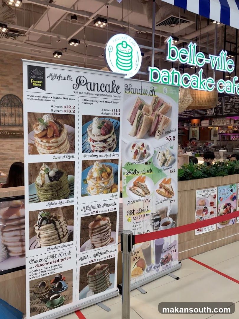 Belle-Ville Pancake Cafe Menu