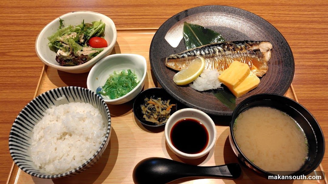 Japanese Grilled Mackerel Set Meal