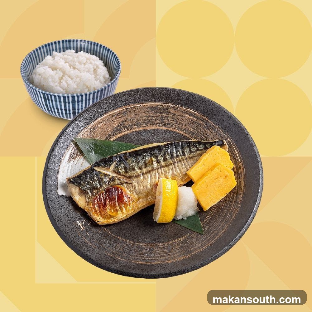 Grilled Mackerel Set