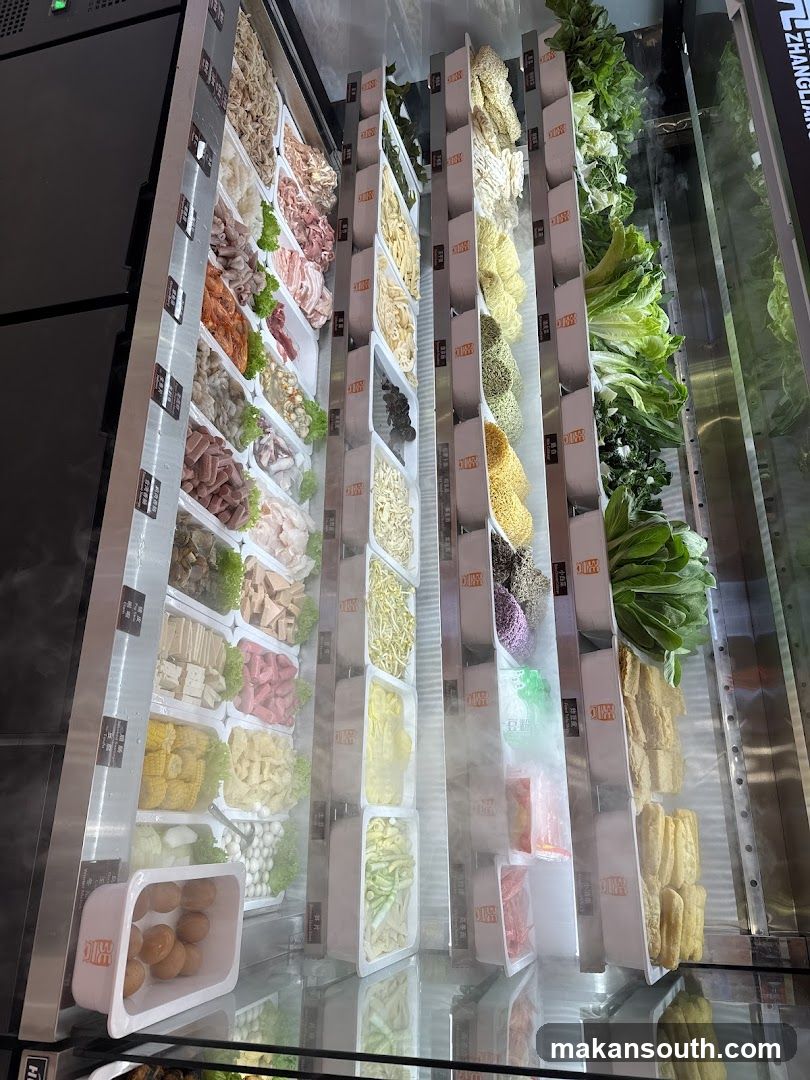 Hot Pot Ingredients Display