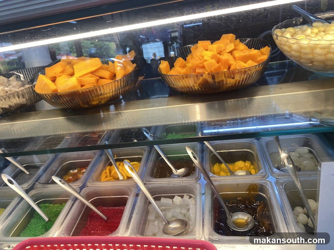Dessert Toppings Display