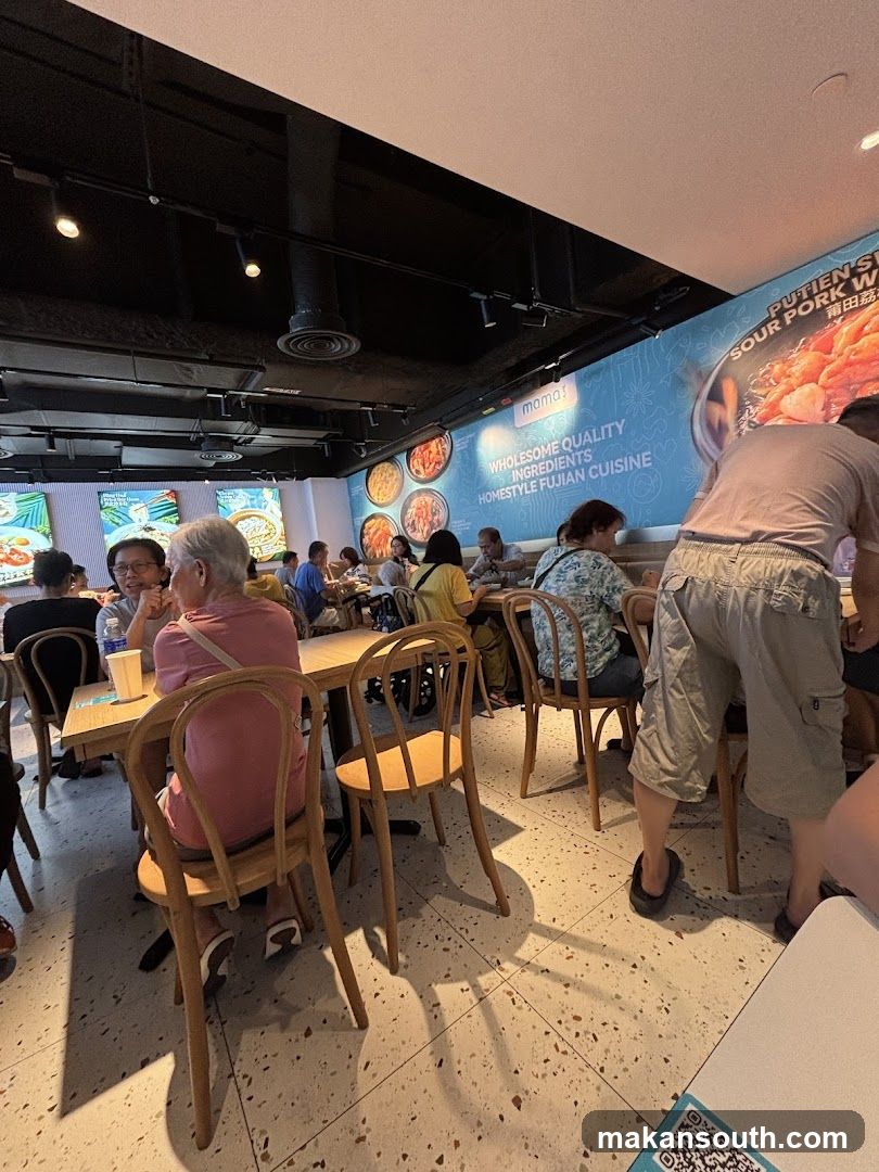 Restaurant Interior with Diners