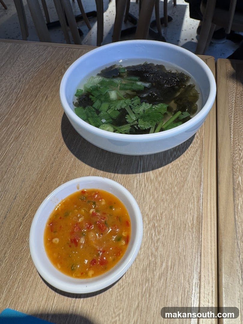 Soup and Dipping Sauce