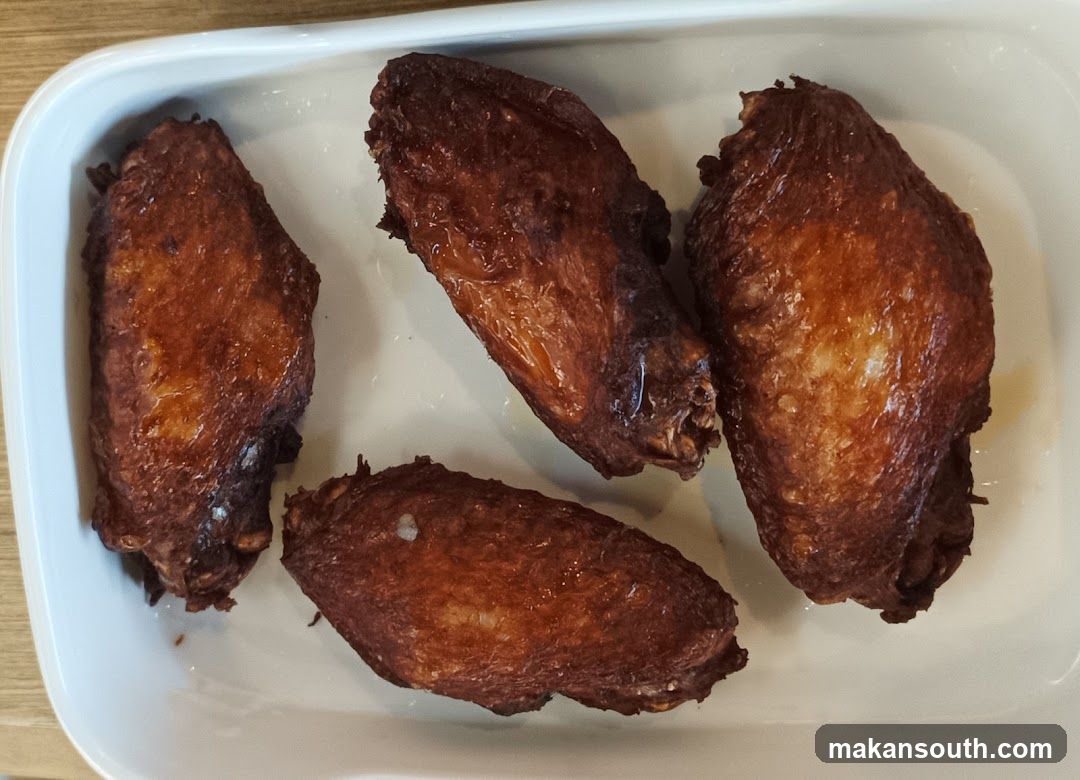 Four Fried Chicken Wings