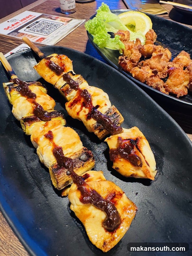 Skewers and Fried Chicken