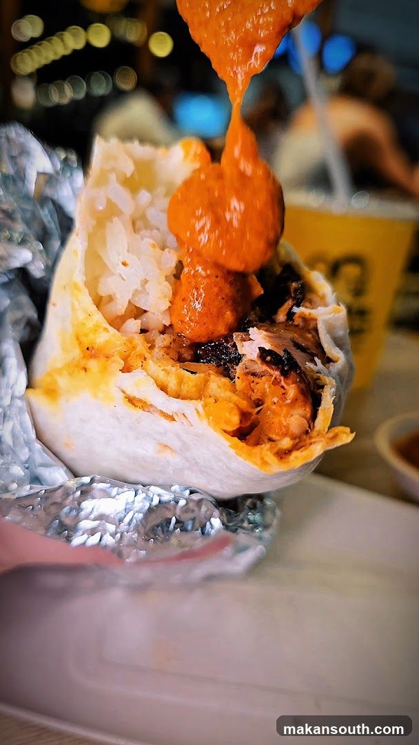 Burrito with Sauce
