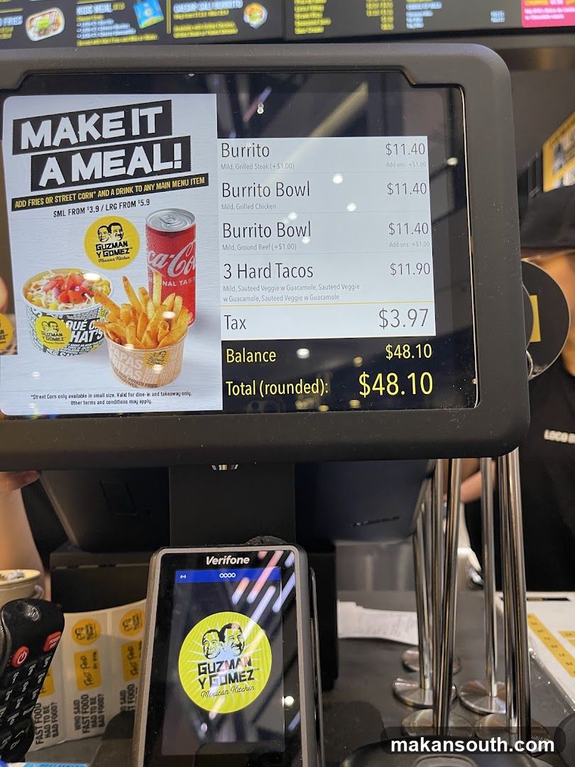 Point of Sale Screen