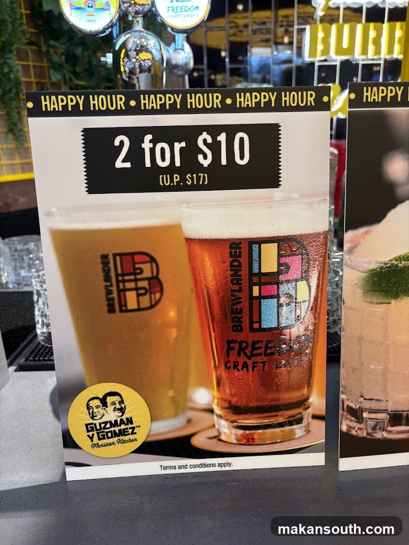 Happy Hour Beer Deal