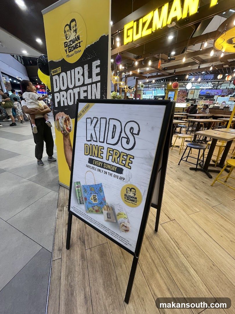 Guzman Y Gomez promotional signage