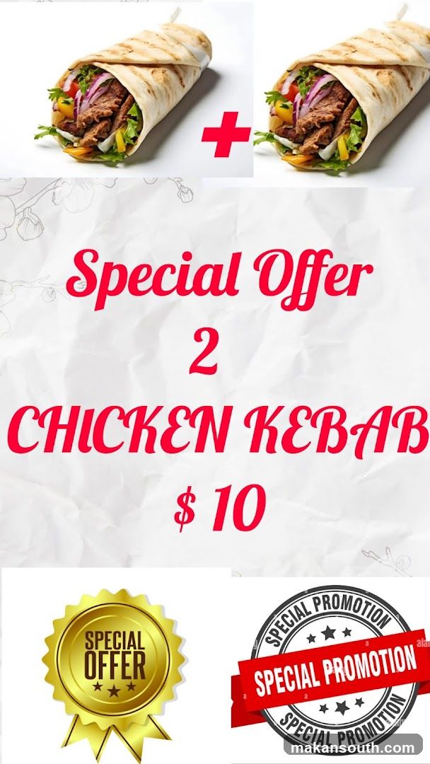 Special Offer on Chicken Kebab