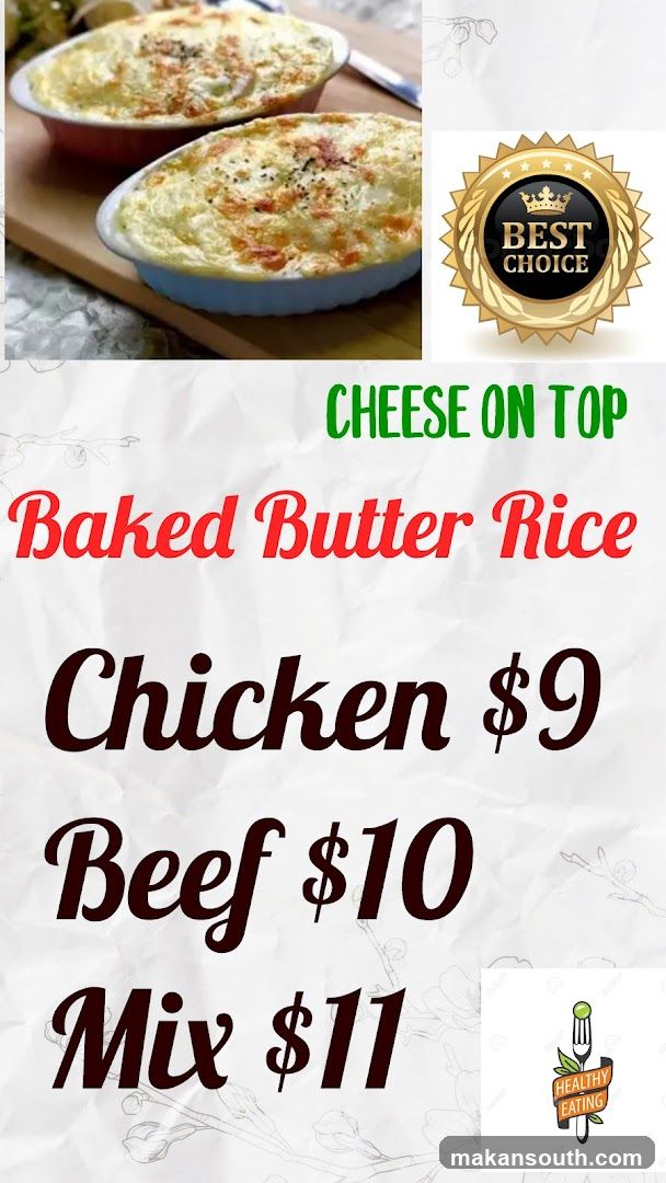 Baked Butter Rice Menu