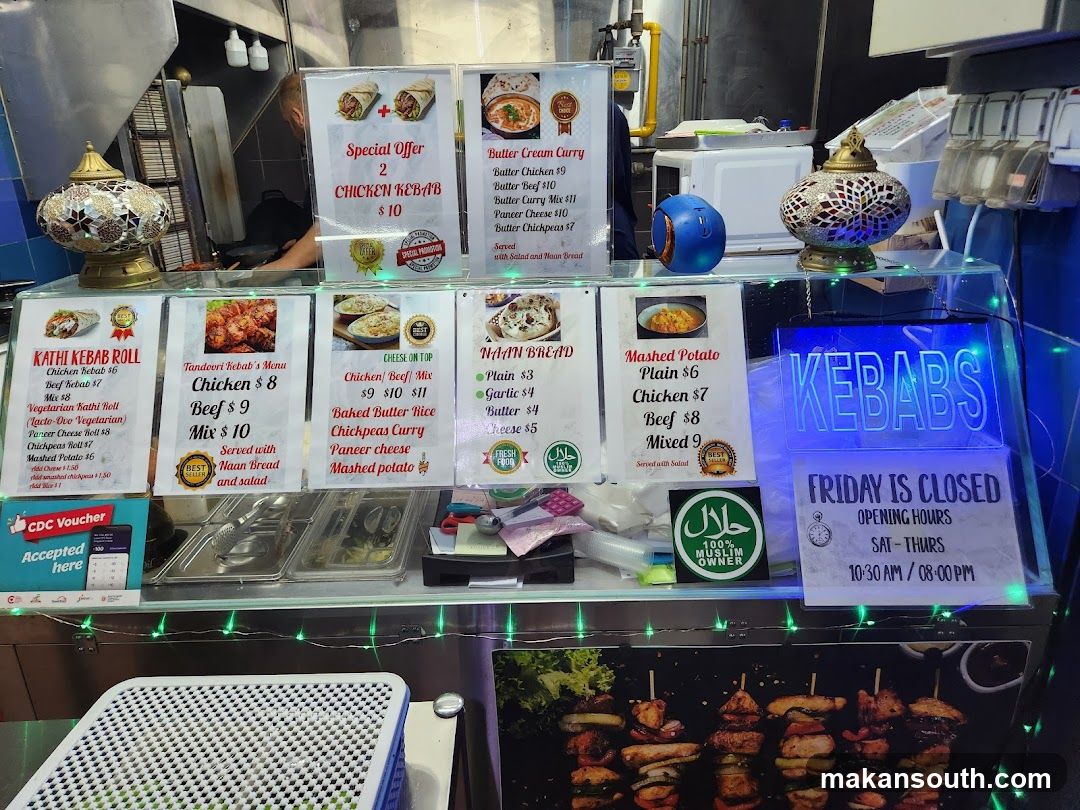 Food Stall Menu