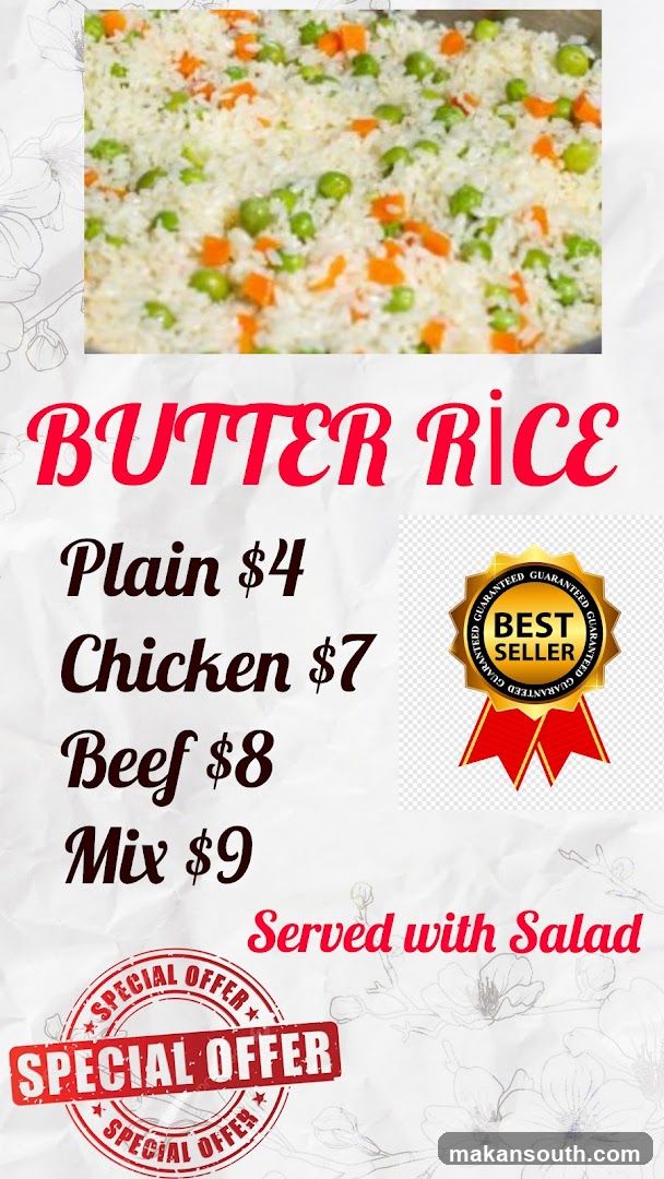 Butter Rice Menu