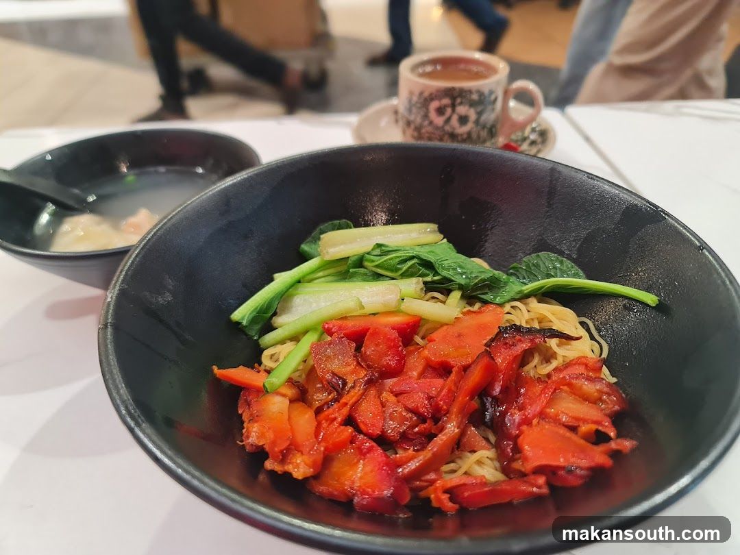 Noodles with Char Siu and Greens