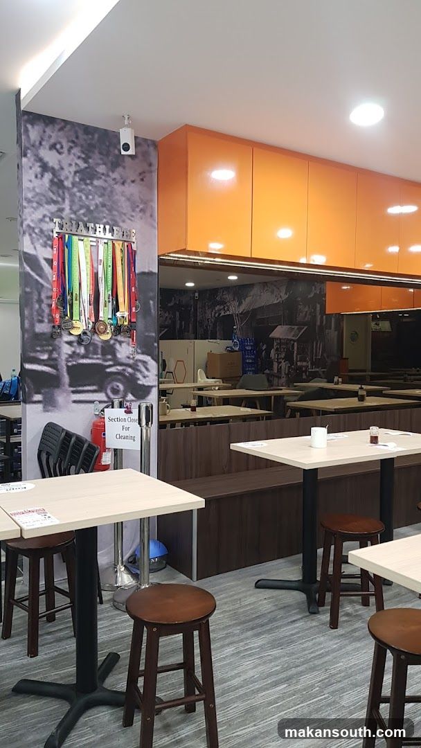 Restaurant Interior with Medals Display