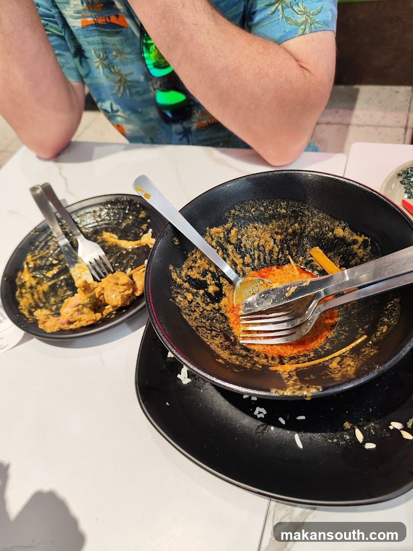 Empty Plates After Meal