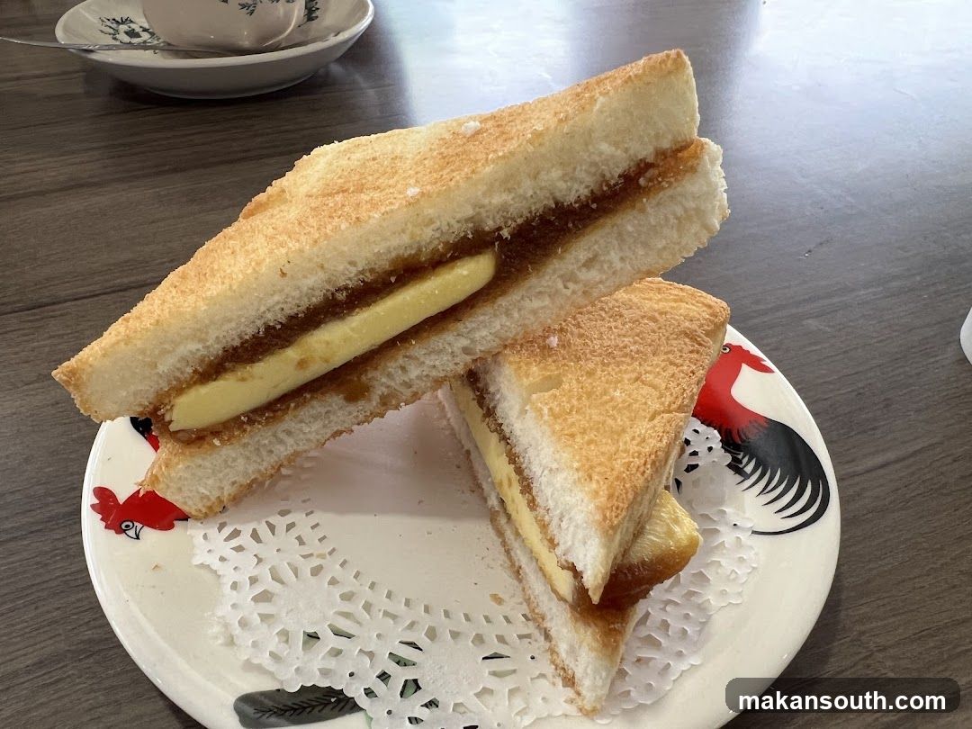 Toast with Butter and Kaya