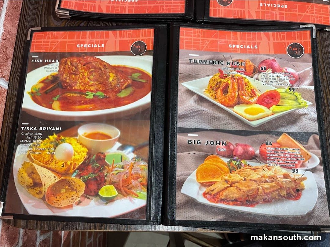 Specials Menu