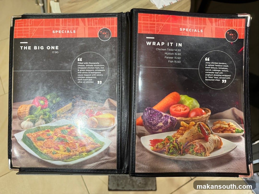Specials Menu