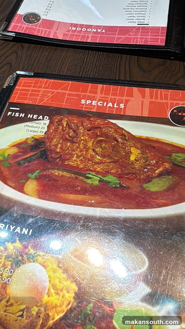 Specials Menu