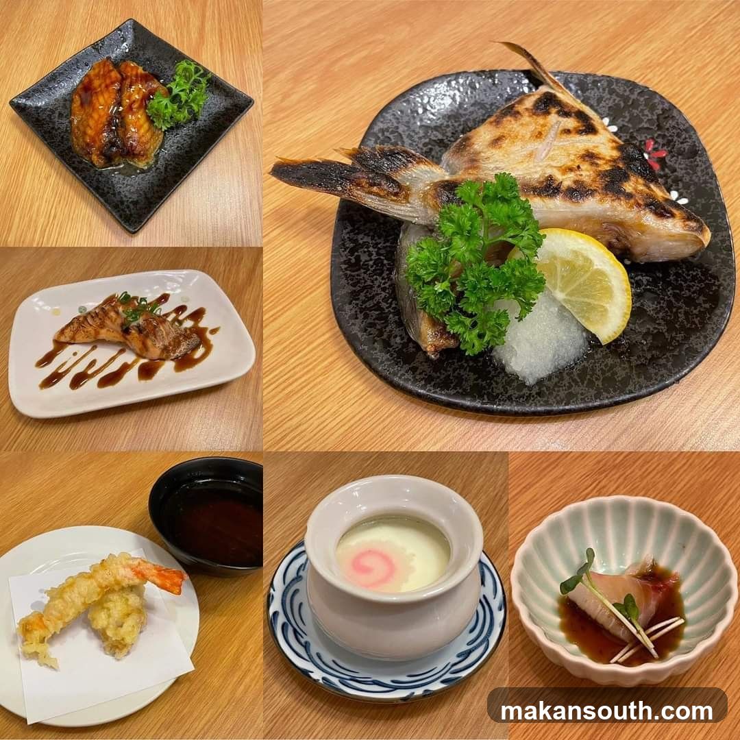 Assortment of Japanese Dishes