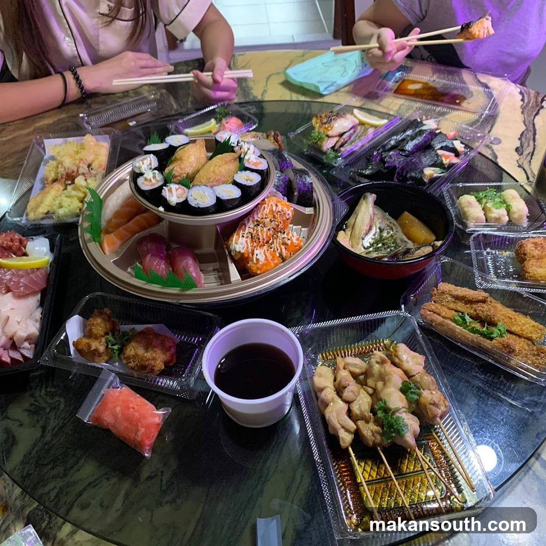 Sushi and Skewers Platter
