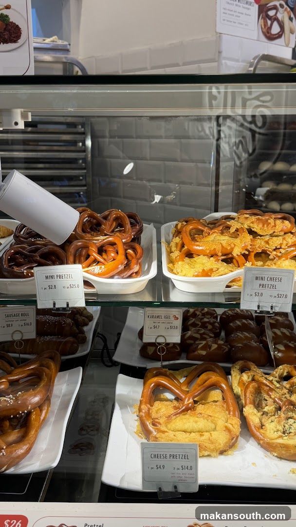 Pretzels and Pastries Display
