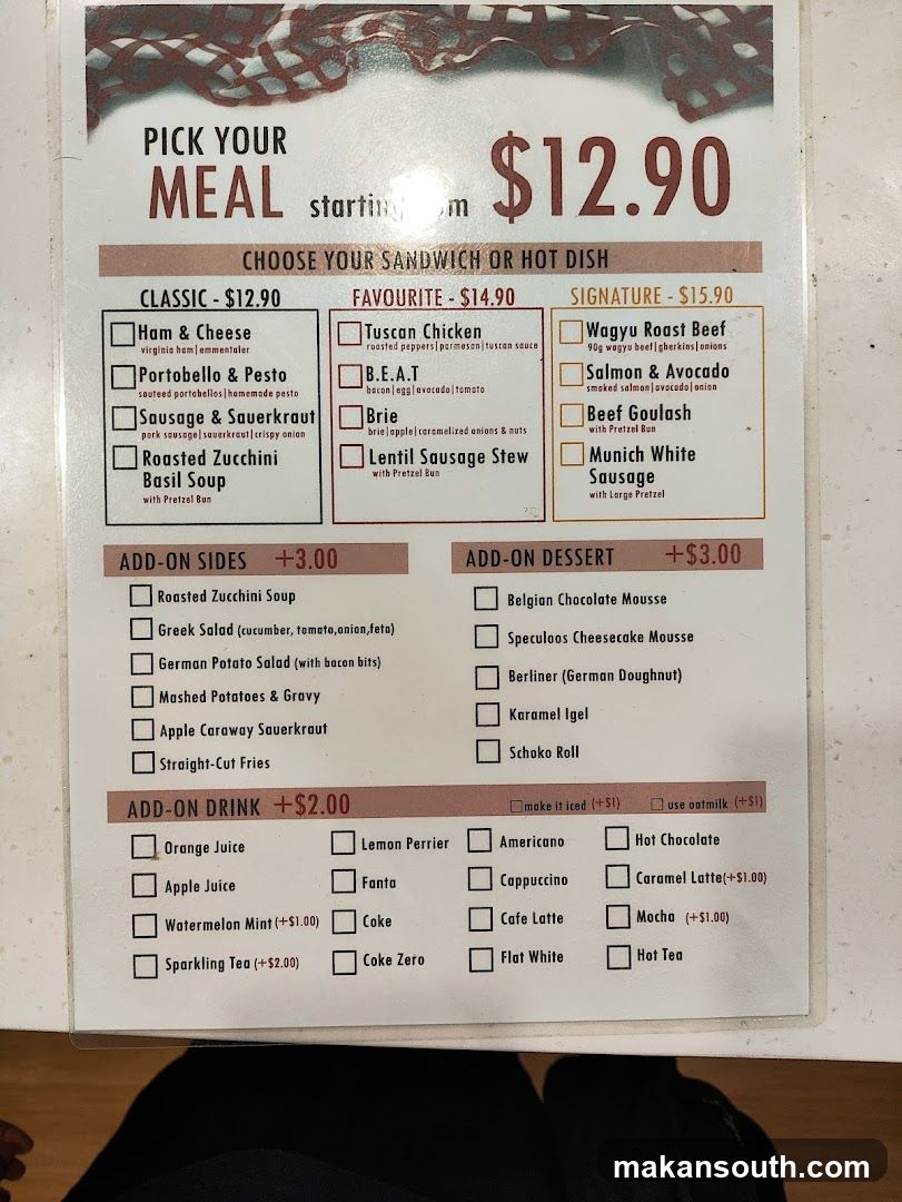Pick Your Meal
