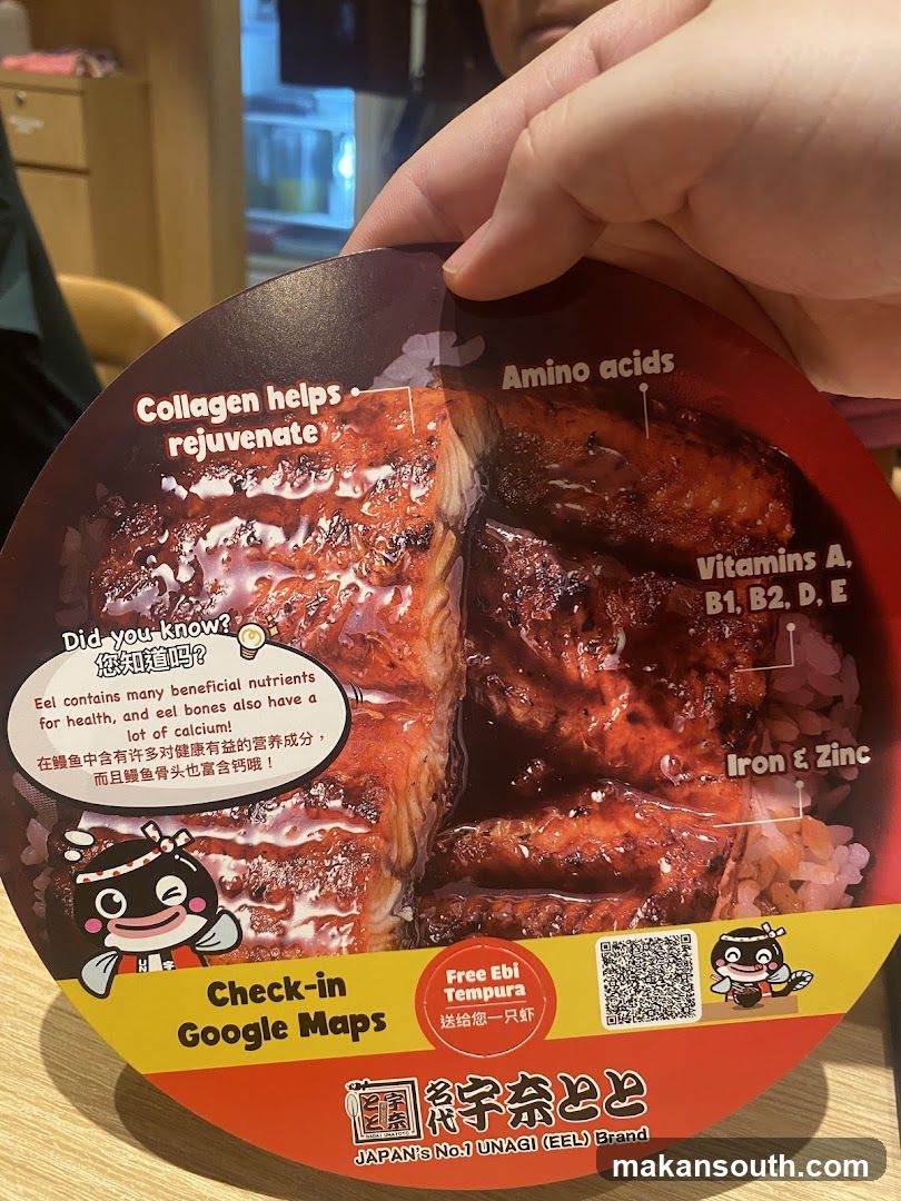 Unagi Nutritional Information